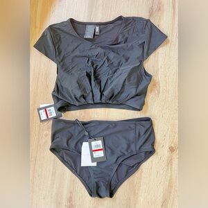 DKNY Black Swimsuit high Coverage